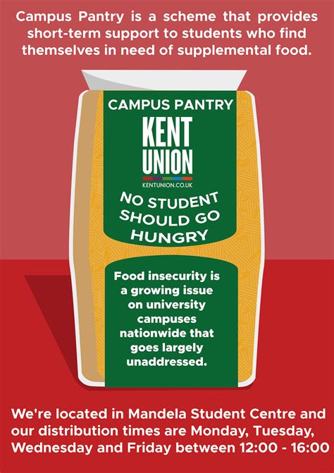 Kent Student Union Campus Pantry On Behance