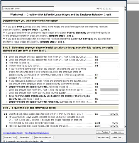 Printable 941 Form 2020