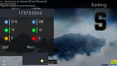 Nick1324 Xi Ascension To Heaven Final Moment Kroytz 731 99