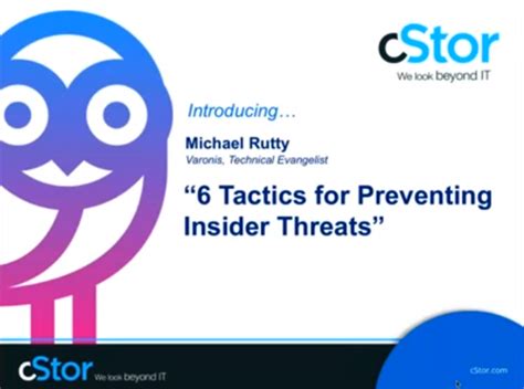 6 Tactics For Preventing Insider Threats Cstor