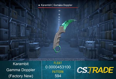 Karambit Gamma Doppler ⭐️ Cs2 Skin