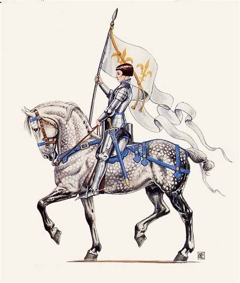 Joan Of Arc Gouache By Elizabeth Alger Illustration Art Saint Joan