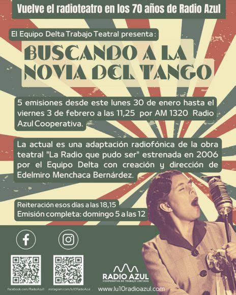 Radio Azul celebra sus 70 años con el radioteatro Buscando a la novia