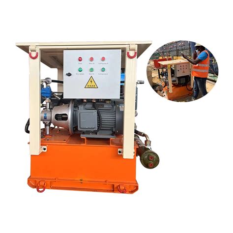 Electric Motor High Pressure Cement Grout Pump For Basement Grout