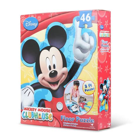 Disney Mickey Mouse Clubhouse Floor Puzzle - 46 Piece - Walmart.com ...