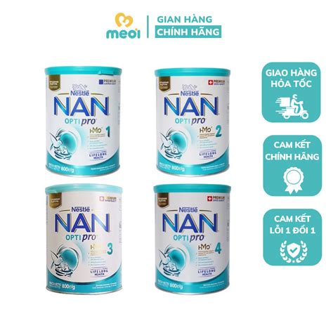 Sữa Nan Nga Optipro HMO số 1 2 3 800g Shopee Việt Nam