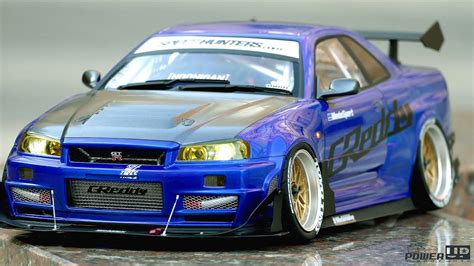 Nissan Skyline R Gtr Godzilla Custom Rc Body Remote Control Car