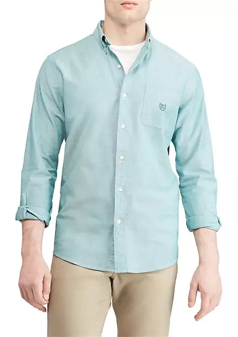 Chaps Stretch Oxford Button Down Shirt Belk