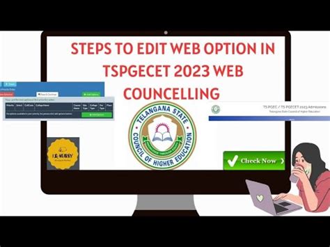 Edit Web Options For Ts Pgecet Step By Step Process Explained