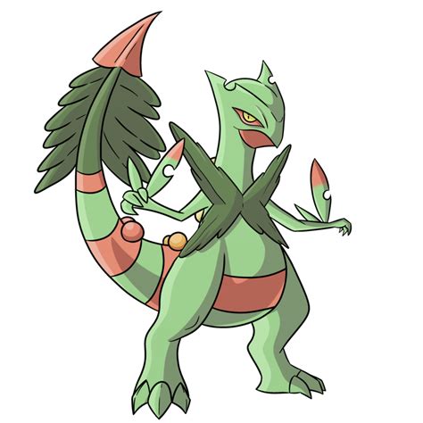 Mega Sceptile Fan Art : r/pokemon