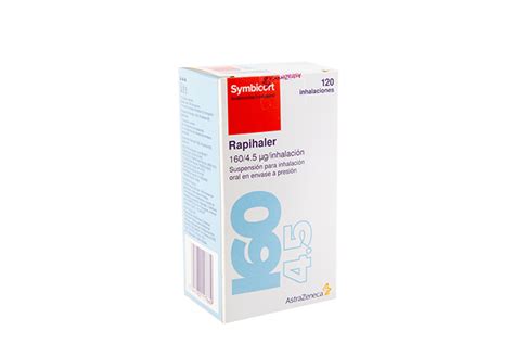 SYMBICORT RAPIHALER 160MCG 4 5MCG 120 DOSIS INHALADOR VIA ORAL