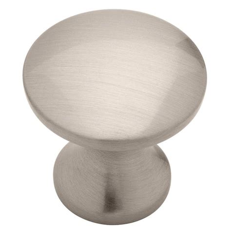 Liberty Mia 1 In 25 Mm Modern Satin Nickel Round Cabinet Knob Pn0058c Sn C The Home Depot