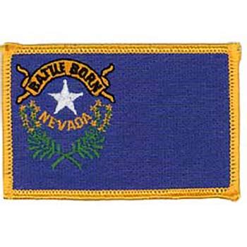 EventFlags - Flags, Banners and Custom Printed BladesNevada Flag Iron Patch