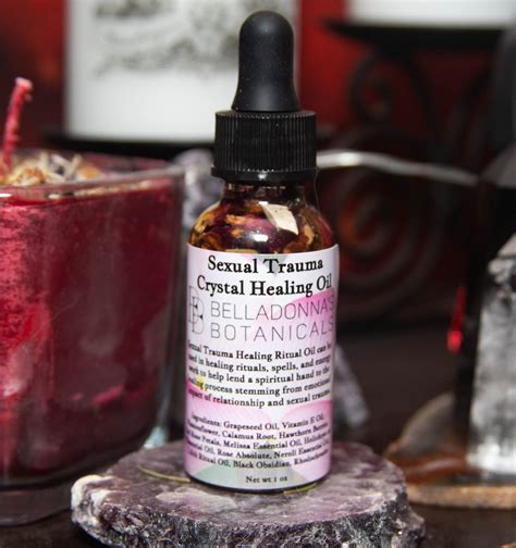 Sexual Trauma Crystal Healing Oil Belladonna S Botanicals