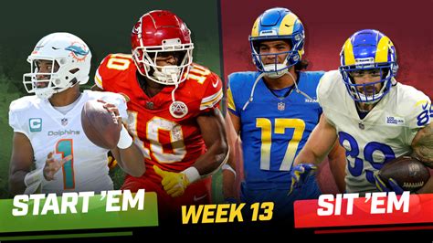 Week 13 Start Em Sit Em Sports Illustrated