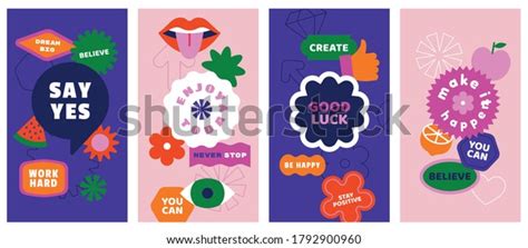 Vector Set Design Elements Patches Stickers Stock Vector Royalty Free