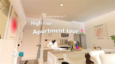 Apartment Tour Moving Diaries Ep 5 Bloxburg Roleplay YouTube