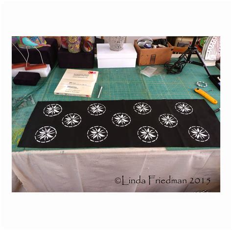 Linda's Art Quilts: Cut Stencils from Overhead Projector Sheets