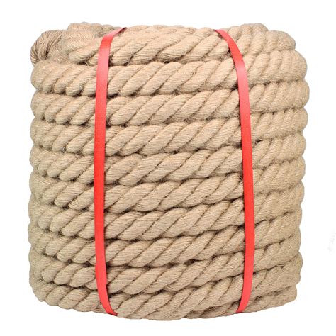 Snapklik Manila Rope 1 1 4 Inch X 100 Feet Twisted Manila Rope