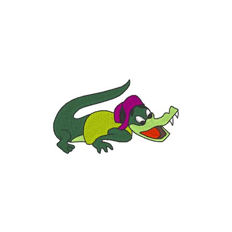 Lacoste Logo Parody Crocodile – Machine Embroidery Designs