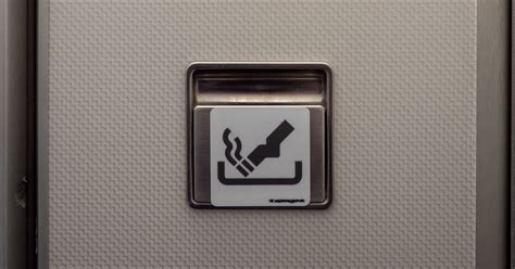 Why Airplanes Still Have Ashtrays In The Bathrooms