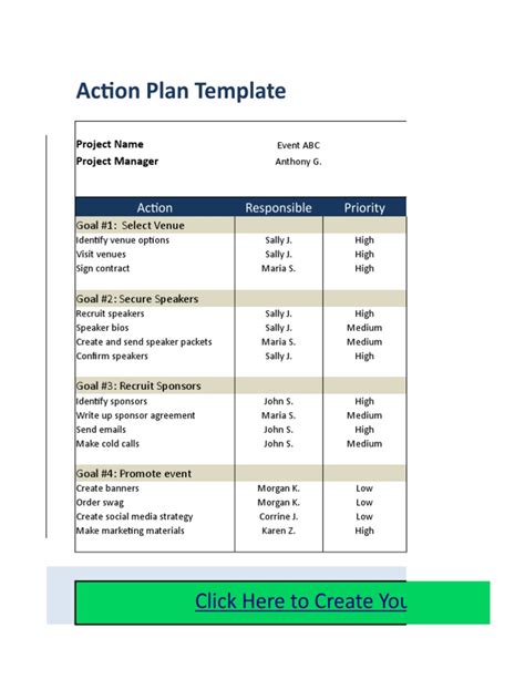 Action Plan Template 1