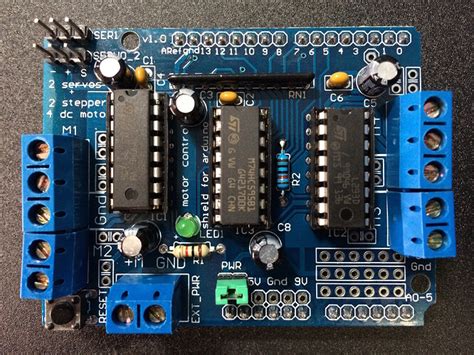 Hc 05 Bluetooth Module Connection With L293d Motor Shiled With Arduino