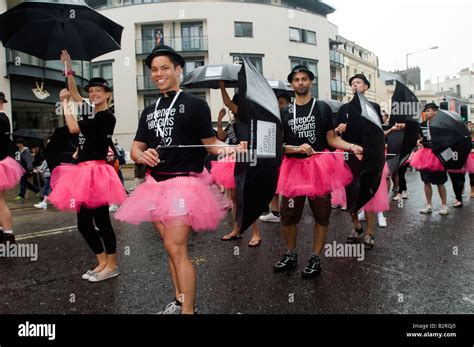 UNITED KINGDOM ENGLAND 2nd August 2008 The Parade During Gay Pride In Brighton Makes Its Way