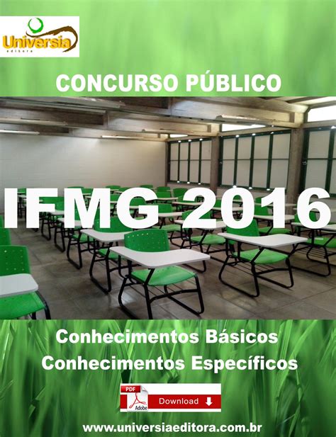 APOSTILAS GRÁTIS PARA CONCURSOS PÚBLICOS Apostila IFMG 2016 Pedagogo