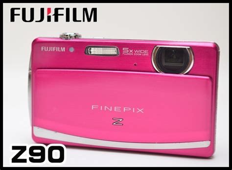 良品 富士フイルム FUJIFILM デジタルカメラ FinePix Z Z90 ピンク 充電器付 3 0型ワイドタッチパネル 富士フイルム