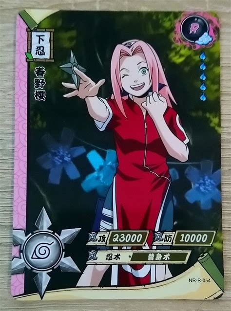 Karta Naruto TCG Ninja Sakura Haruno NR R 054 Stan nowy 2 zł