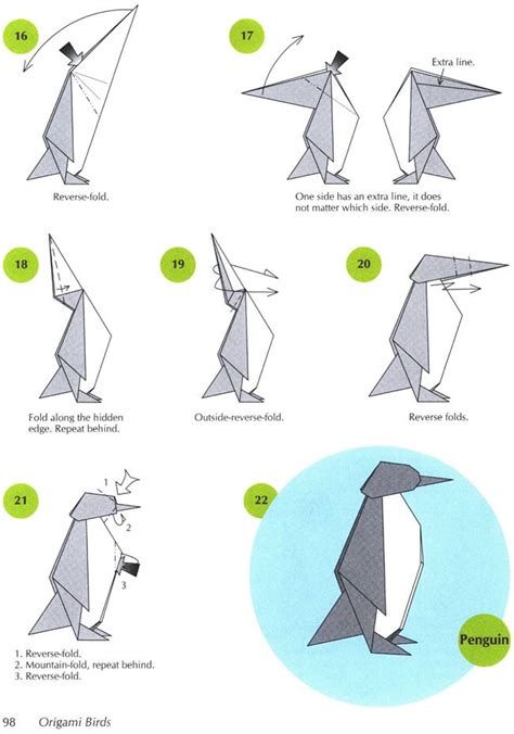 A Unique Origami Penguin Step By Step - MAKE AN ORIGAMI