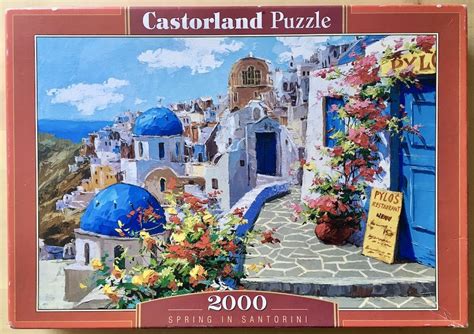 Castorland Spring In Santorini Rare Puzzles Santorini