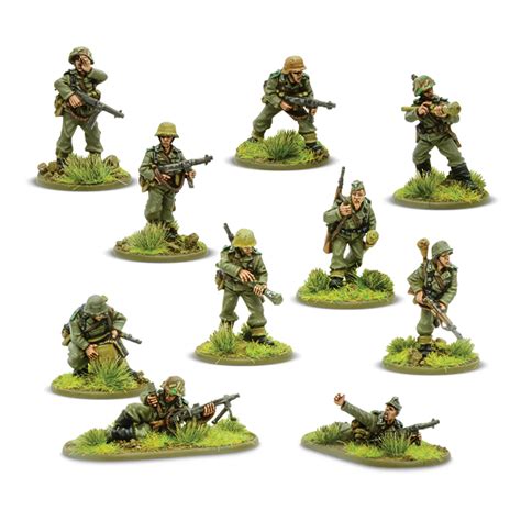 Warlord Games 28mm Bolt Action German Panzer Lehr Squad 1944 1945 Wonderland Models