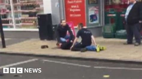 Man Stabbed To Death In Abingdon Poundland Store Bbc News