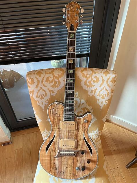 Michael Kelly Hybrid Special Spalted Maple Semi Hollow 2010s Reverb