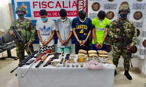 Capturaron A Cinco Presuntos Integrantes Del Clan Del Golfo En Puerto