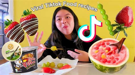 Trying The Most Viral Tiktok Food Recipes Super Satisfying And Delicious