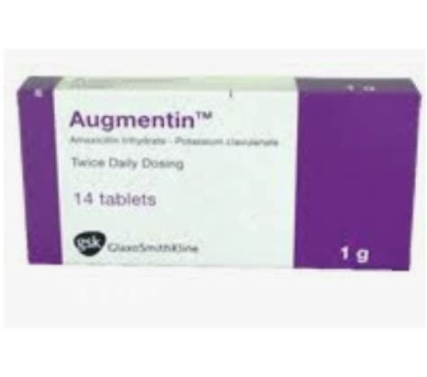 Gsk Augmentin 625mg X14 Tabs