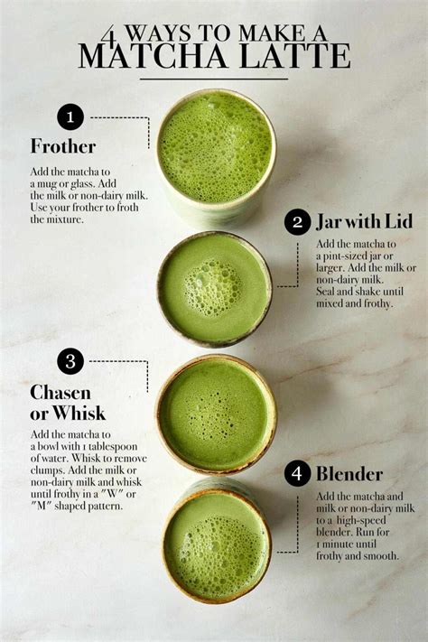 4 Ways To Make A Matcha Latte Without A Whisk