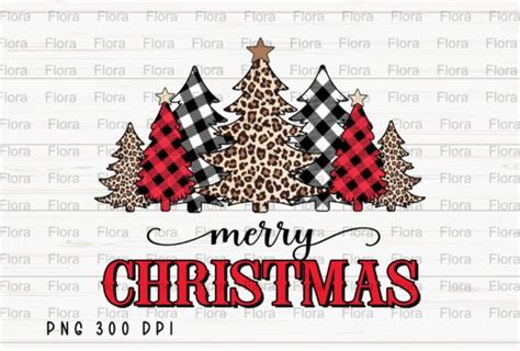 Merry And Bright Doodle Christmas Png Graphic By Flora Co Studio