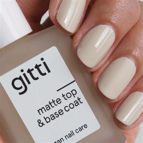 Gitti Matte Top Base Coat Ml Pure Sch Nheit