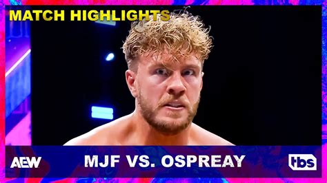 MJF Rings In AEW Dynamite 250 Against Will Ospreay Clip AEW