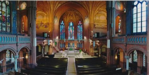 NEUE ANSICHTSKARTE MIT Altar In Der Apostel Paulus Kirche In Berlin