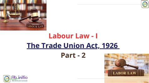 The Trade Union Act 1926 Part 2 YouTube