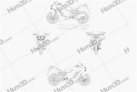 Generic Sport Bike 2014 Blueprint