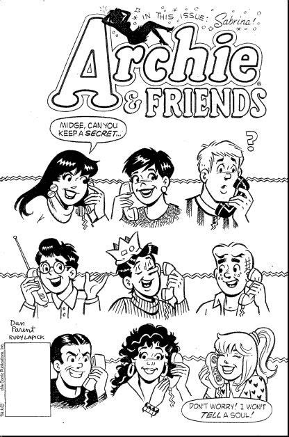 Archie Coloring Pages Childrens Movies Archie