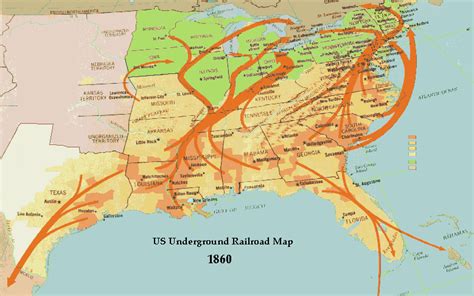 Underground Railroad Maps