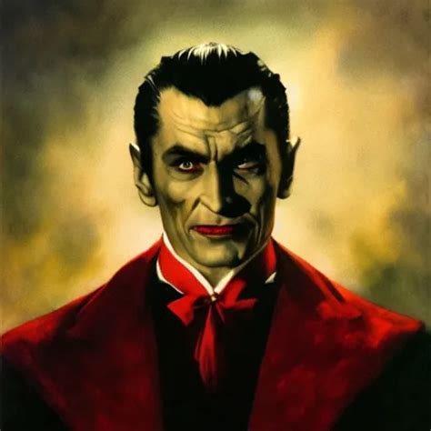 Ultra Realistic Portrait Painting Of Dracula Art By Stable Diffusion