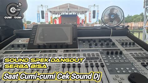 Saat Cumi Cumi Audio Cek Sound Dj Auto Getar Sound Spek Dangdut Youtube